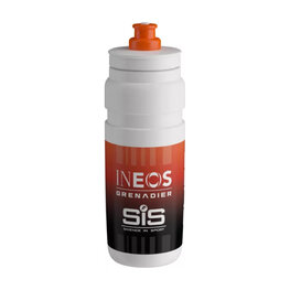 ELITE Sticlă de apă pentru ciclism - FLY 750 INEOS GRENADIER 2025 - alb/roșu/negru