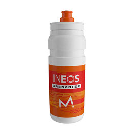 ELITE Sticlă de apă pentru ciclism - FLY INEOS GRENADIER 750 ML 2026 - alb/portocaliu