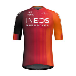 GOBIK Tricou de ciclism cu mânecă scurtă - ODYSSEY INEOS GRENADIERS 2025 - portocaliu/roșu