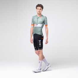 GOBIK Tricou de ciclism cu mânecă scurtă - ODYSSEY NETCOMPANY INEOS 26 - verde/portocaliu