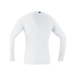 GORE Tricou de ciclism cu mânecă lungă - BASE LAYER - alb