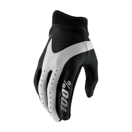 100% SPEEDLAB Mănuși cu degete lungi de ciclism - ITRACK - negru/alb