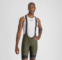 SPORTFUL Pantaloni scurți de ciclism cu bretele - GIARA 2 - verde