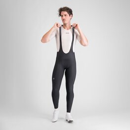 SPORTFUL Pantaloni de ciclism lungi cu bretele - PULSE BIBTIGHT - negru