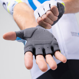 GOBIK Mănuși de ciclism fără degete - VIPER MOVISTAR TEAM 26 - alb