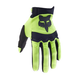 FOX Mănuși cu degete lungi de ciclism - DIRTPAW - galben/negru