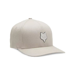 FOX Șapcă de ciclism - FOX HEAD FLEXFIT - fildeş