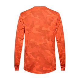 FOX Tricou de ciclism cu mânecă lungă de vară - RANGER TRU DRI - portocaliu
