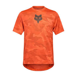 FOX Tricou de ciclism cu mânecă scurtă - RANGER TRU DRI - portocaliu