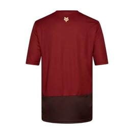 FOX Tricou de ciclism cu mânecă scurtă - RANGER WORDMARK - roșu