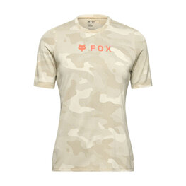 FOX Tricou de ciclism cu mânecă scurtă - W RANGER - bej