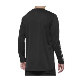 100% SPEEDLAB Tricou de ciclism cu mânecă lungă de vară - RIDECAMP - negru
