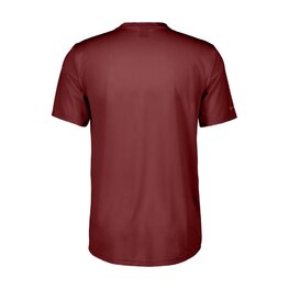 SCOTT Tricou de ciclism cu mânecă scurtă - TRAIL FLOW ZIP W - roșu