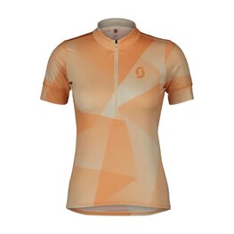 SCOTT Tricou de ciclism cu mânecă scurtă - ENDURANCE 15 W - galben/portocaliu