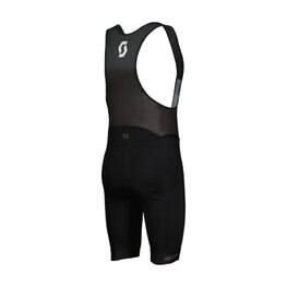 SCOTT Pantaloni scurți de ciclism cu bretele - RC TEAM BIB SHORTS - negru/gri