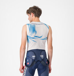 CASTELLI Maiou de ciclism - PRO MESH QUICK STEP 2025 - alb/albastru