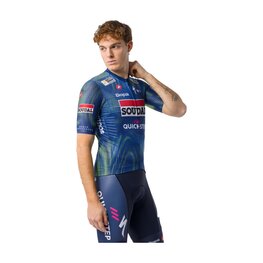 CASTELLI Tricou de ciclism cu mânecă scurtă - COMPETIZIONE 4 TEAM SOUDAL QUICK-STEP 2026 - albastru/verde