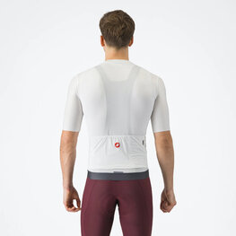 CASTELLI Tricou de ciclism cu mânecă scurtă - ESPRESSO - alb