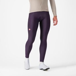 CASTELLI Pantaloni de ciclism lungi cu bretele - ESPRESSO - mov