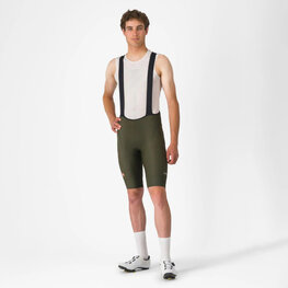 CASTELLI Pantaloni scurți de ciclism cu bretele - COMPETIZIONE 2 - verde