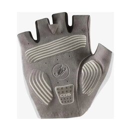 CASTELLI Mănuși de ciclism fără degete - ESPRESSO - alb