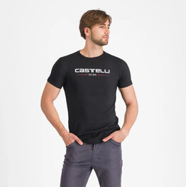 CASTELLI Tricou de ciclism cu mânecă scurtă - CASTELLI '76 - negru