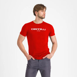 CASTELLI Tricou de ciclism cu mânecă scurtă - CASTELLI '76 - roșu