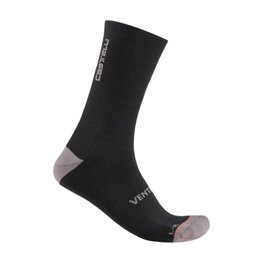CASTELLI Șosete clasice de ciclism - VENTI SOFT MERINO - negru
