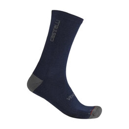 CASTELLI Șosete clasice de ciclism - VENTI SOFT MERINO - albastru