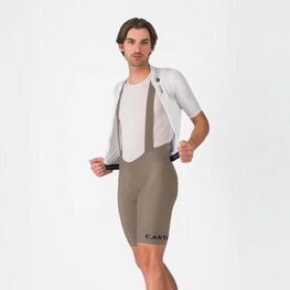 CASTELLI Pantaloni scurți de ciclism cu bretele - COMPETIZIONE 2 KIT - maro