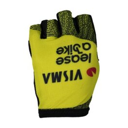RAPIDGEAR Mănuși de ciclism fără degete - VISMA TDF25 REPLICA GLOVES - galben/negru