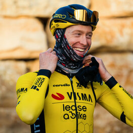 RAPIDGEAR Guler de ciclism - VISMA NECK TUBE 2025 - negru/multicolor