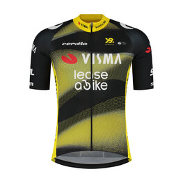 RAPIDGEAR Tricou de ciclism cu mânecă scurtă - VISMA TDF25 REPLICA JERSEY - galben/negru