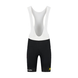 RAPIDGEAR Pantaloni scurți de ciclism cu bretele - VISMA TDF25 REPLICA BIBSHORT - negru