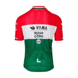 RAPIDGEAR Tricou de ciclism cu mânecă scurtă - REPLICA VISMA HUNGARIAN CHAMP 2025 - roșu/alb/verde