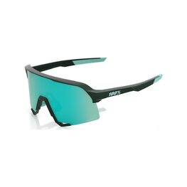 100% SPEEDLAB Ochelari de ciclism - S3 - negru/turcoaz