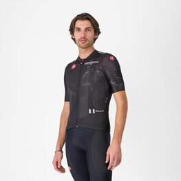 CASTELLI Tricou de ciclism cu mânecă scurtă - GIRO 108 COMPETIZIONE 3 - negru