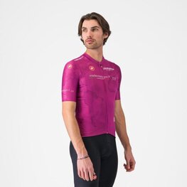 CASTELLI Tricou de ciclism cu mânecă scurtă - GIRO 108 COMPETIZIONE 3 - mov
