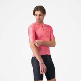 CASTELLI Tricou de ciclism cu mânecă scurtă - GIRO 108 COMPETIZIONE 3 - roz