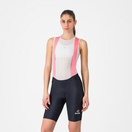 CASTELLI Pantaloni scurți de ciclism cu bretele - GIRO PRIMA 2 DT W - negru