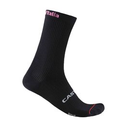 CASTELLI Șosete clasice de ciclism - GIRO LOGO 18 - negru