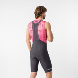 CASTELLI Pantaloni scurți de ciclism cu bretele - GIRO TROFEO 2 - gri