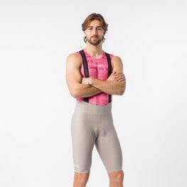 CASTELLI Pantaloni scurți de ciclism cu bretele - GIRO TROFEO 2 - bej