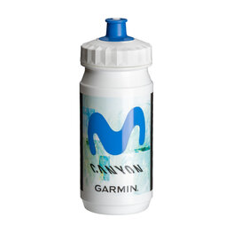 TACX Sticlă de apă pentru ciclism - MOVISTAR 2026 - alb/albastru deschis