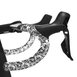 SUPACAZ bandă ghidon - SUPER STICKY KUSH  - alb/negru