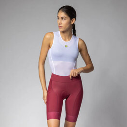 ALÉ Pantaloni scurți de ciclism fără bretele - MAGIC COLOUR PR-E - roșu