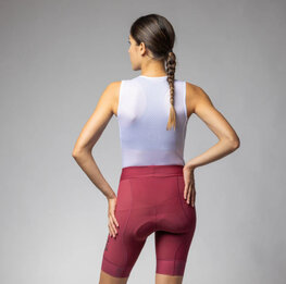 ALÉ Pantaloni scurți de ciclism fără bretele - MAGIC COLOUR PR-E - roșu