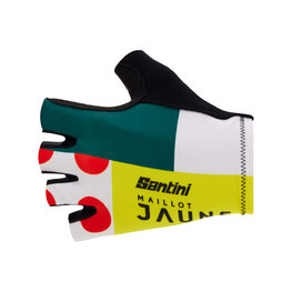 SANTINI Mănuși de ciclism fără degete - TDF COMBO - multicolor