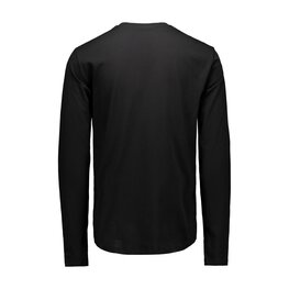 POC Tricou de ciclism cu mânecă lungă - TEE LS - negru
