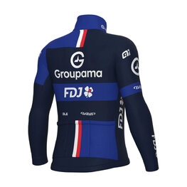 ALÉ Jachetă termoizolantă de ciclism - GROUPAMA FDJ 2025 WINTER - albastru